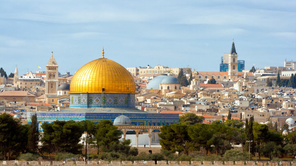 قبة الصخرة المشرفة في القدس.(shutterstock)