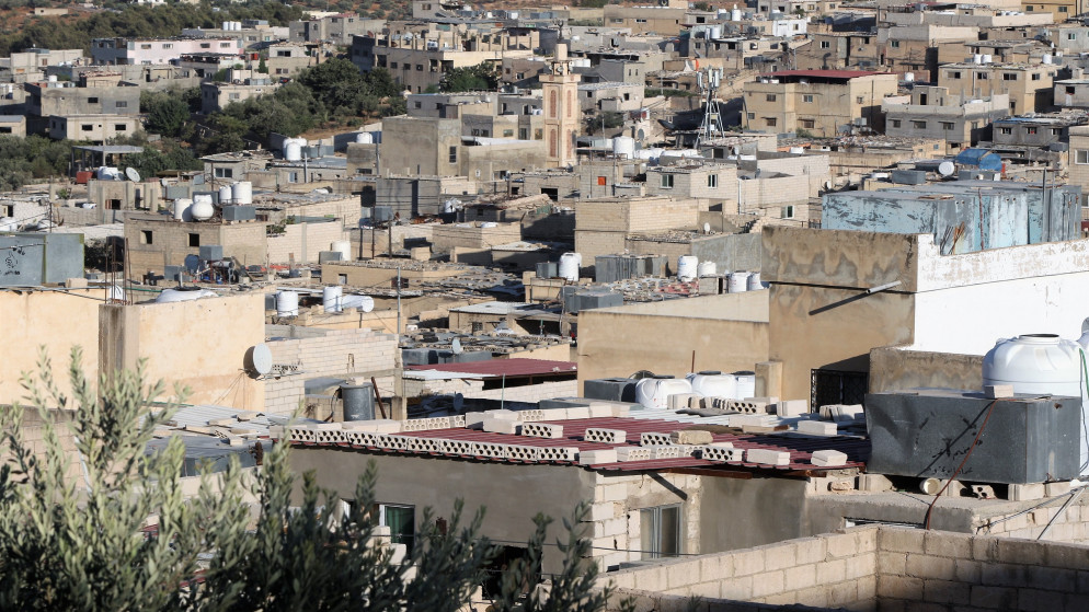 صورة أرشيفية لمنازل في مخيم جرش للاجئين الفلسطينيين. (صلاح ملكاوي/ المملكة)