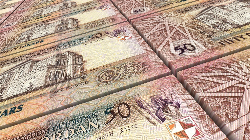 أوراق نقدية من فئة 50 دينارا. (shutterstock)