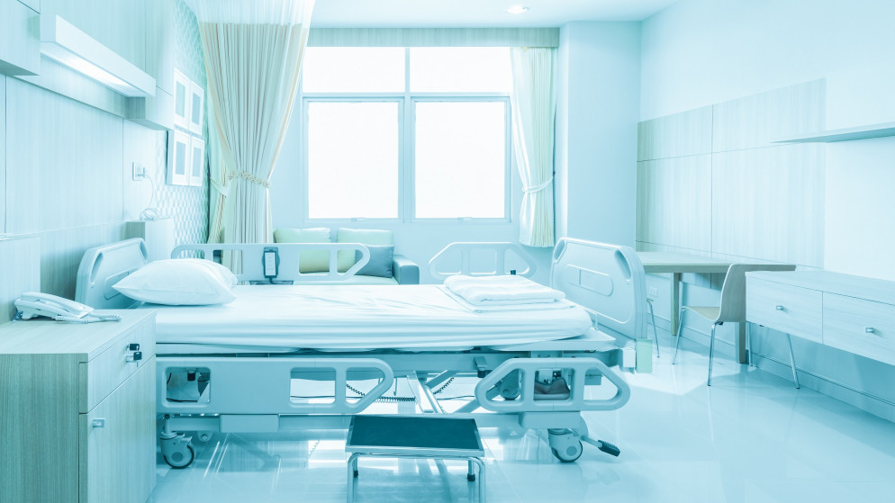 صورة توضيحية لغرفة مريض في مستشفى. (shutterstock)