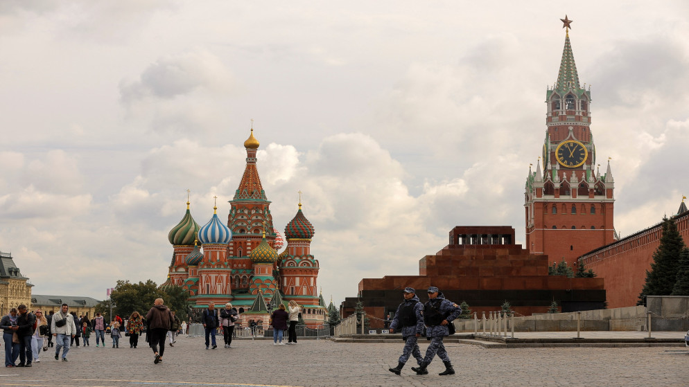 الساحة الحمراء في موسكو ويظهر الكرملين، 21 أيلول/سبتمبر 2022. (رويترز)