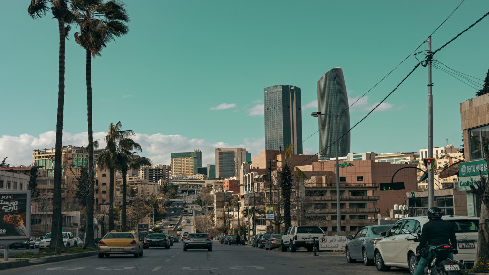 صورة توضيحية لشارع رئيسي في العاصمة عمّان. (istockphoto)