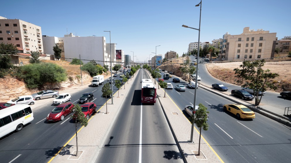 صورة لشارع في عمان. (صلاح ملكاوي/المملكة)