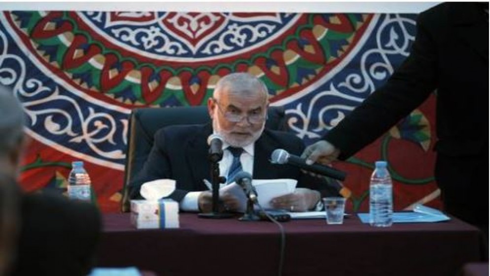 استشهاد رئيس المجلس التشريعي في غزة أحمد بحر . (أ ف ب)