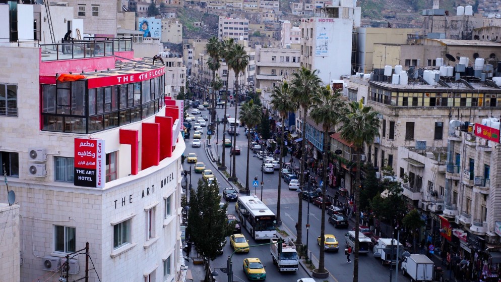منظر عام لوسط البلد في عمّان. (صلاح ملكاوي / المملكة)