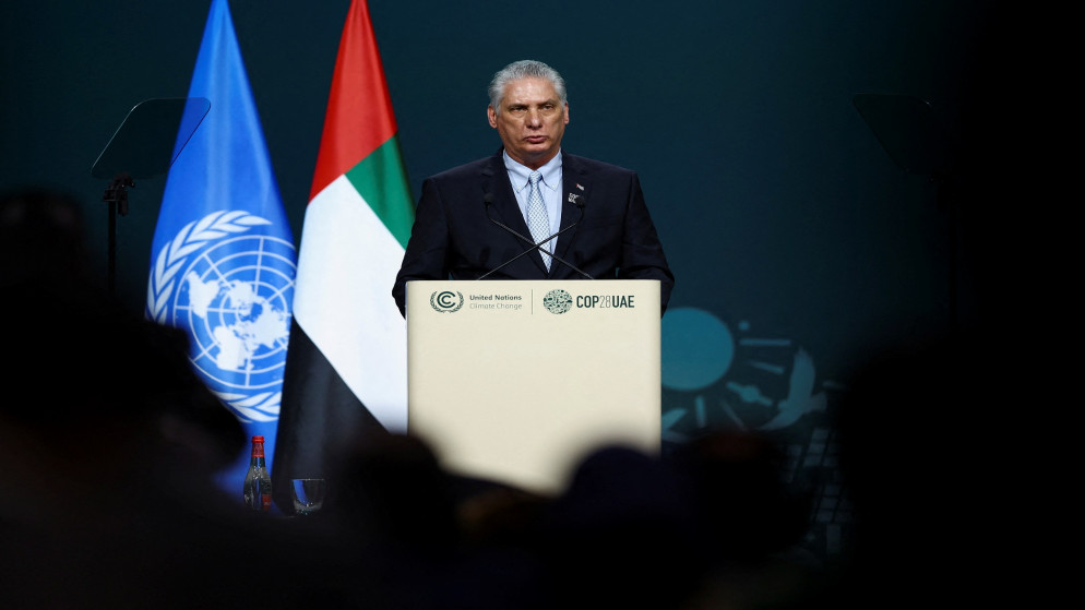 الرئيس الكوبي ميغيل دياز كانيل، 1 ديسمبر 2023. (رويترز)