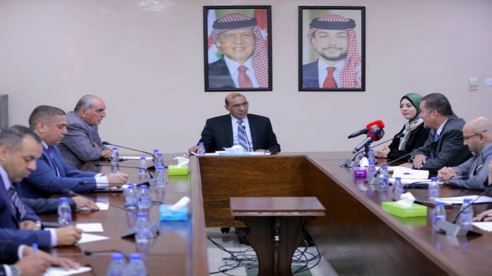 جانب من لقاء لجنة الحريات العامة وحقوق الإنسان النيابية مع أعضاء التحالف الوطني لحقوق الإنسان. (مجلس النواب)