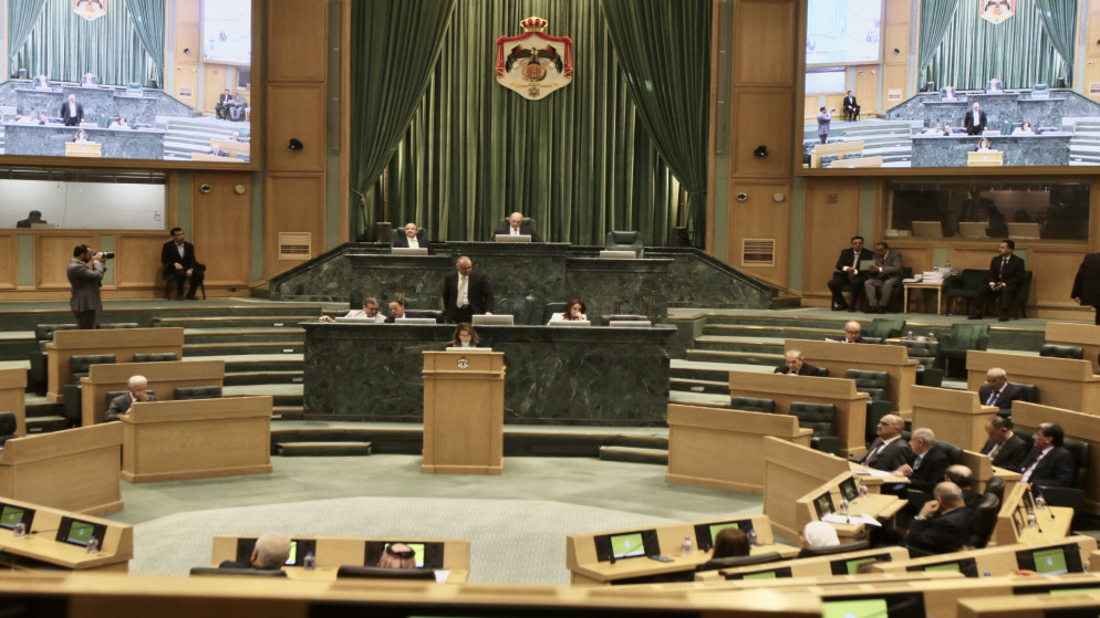مجلس الأعيان يناقش في جلسة تشريعية مشروع قانون الموازنة العامة لعام 2023. 28/02/2023. (صلاح ملكاوي / المملكة)