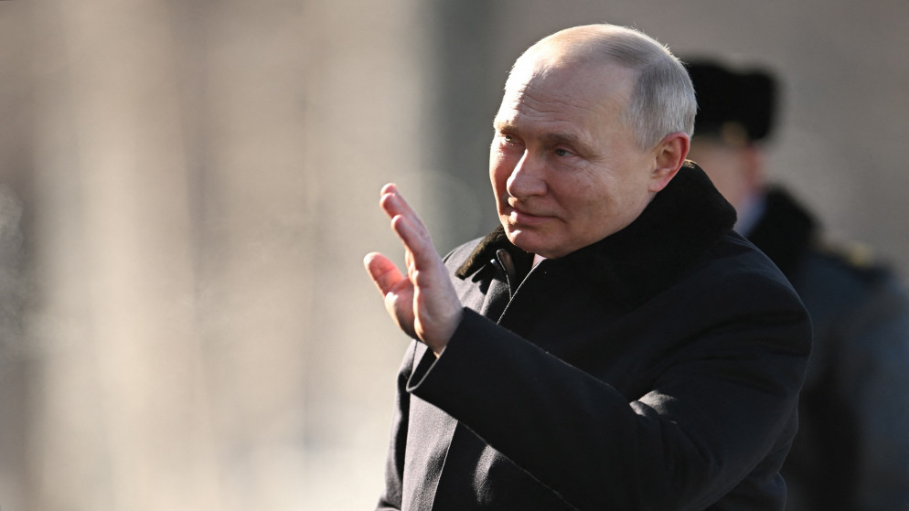 الرئيس الروسي فلاديمير بوتين في موسكو. (رويترز)
