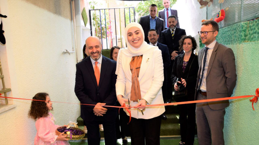 جانب من افتتاح الحضانة. (وزارة التنمية الاجتماعية)