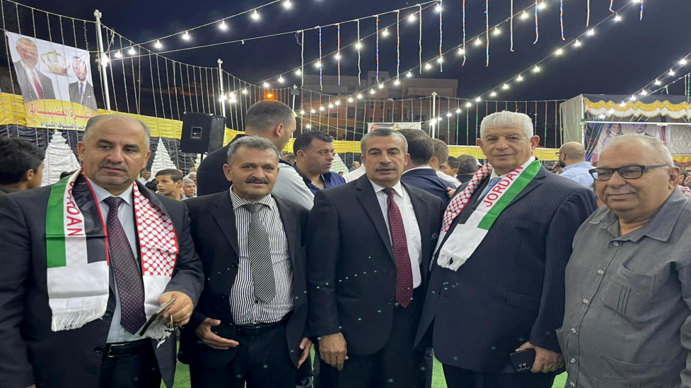 احتفالات في جرش والزرقاء بقرب زفاف ولي العهد. (بترا)