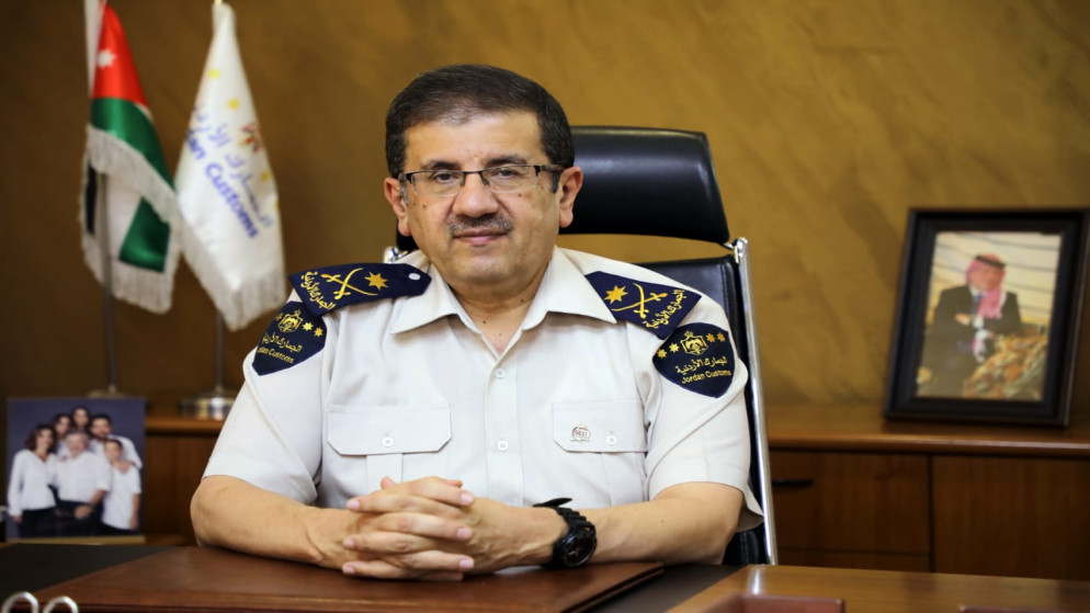 المدير العام لدائرة الجمارك الأردنية لواء جمركي جلال القضاة. (دائرة الجمارك)