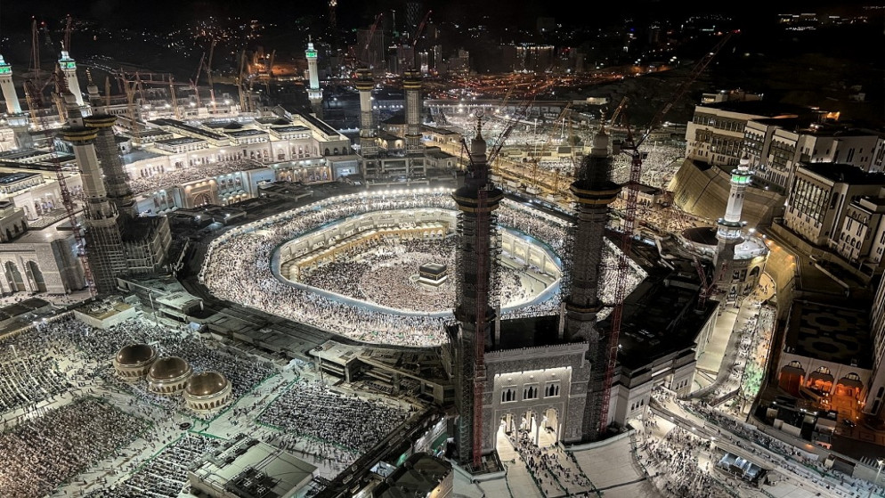 منظر جوي للمسجد الحرام، 22 يونيو 2023. (أ ف ب)