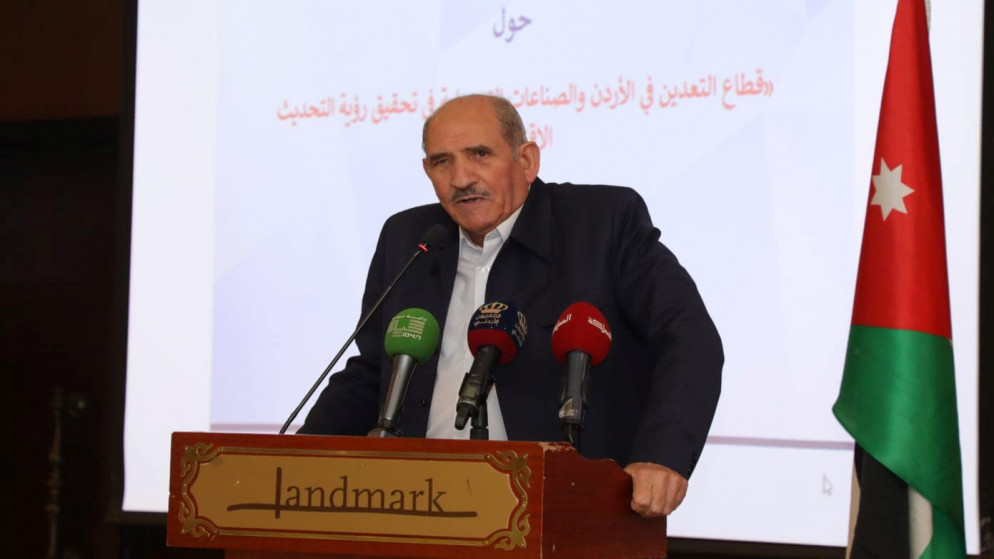 رئيس مجلس إدارة شركة مناجم الفوسفات الأردنية محمد ذنيبات. (جمعية رجال الأعمال الأردنيين)