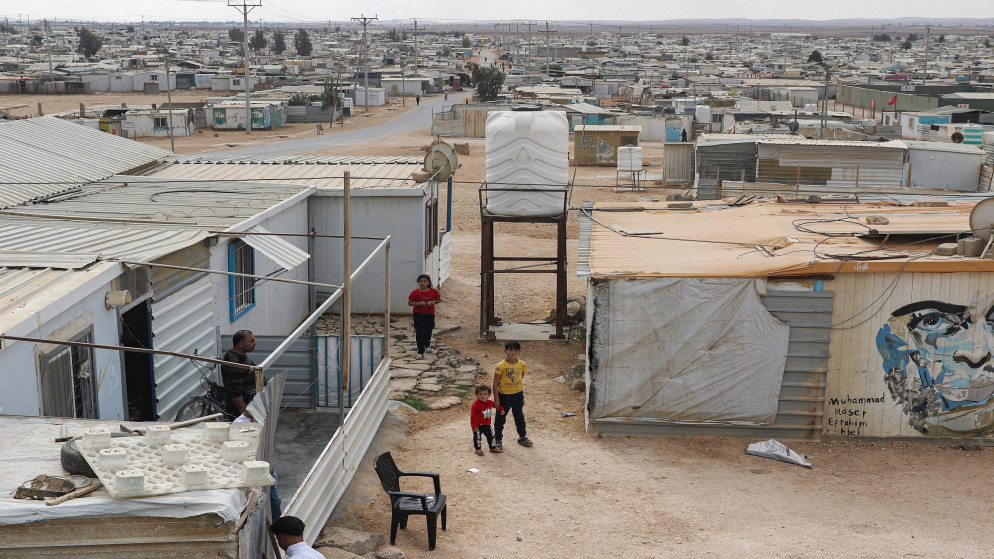 مخيم الزعتري للاجئين السوريين في محافظة المفرق شمالي الأردن. 19 تشرين الثاني 2021. (خليل مزرعاوي/ أ ف ب)