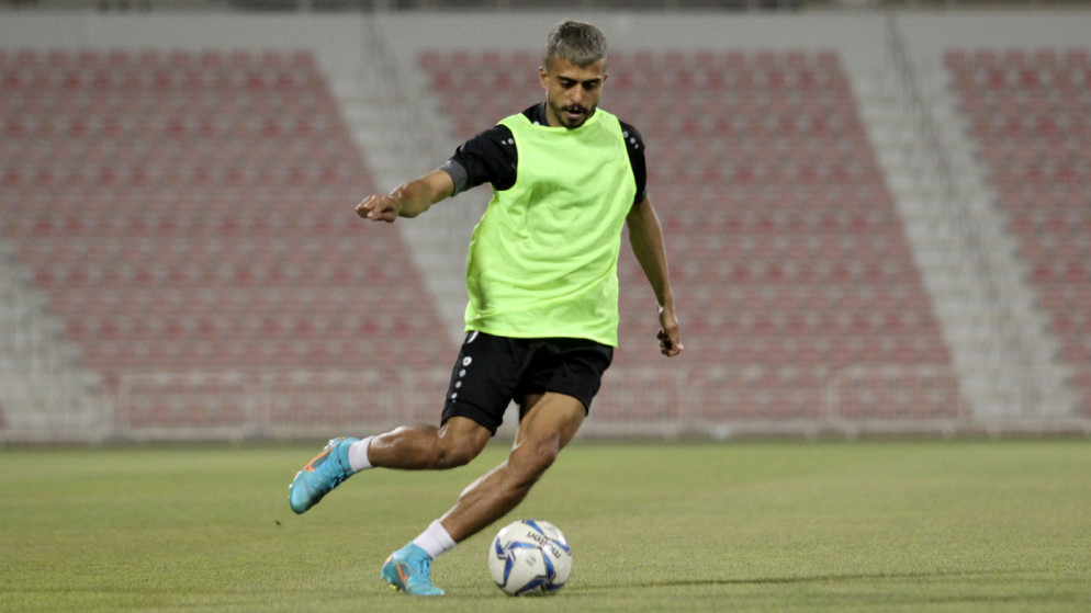 لاعب فريق الفيصلي لكرة القدم أحمد أبو شعيرة. (اتحاد كرة القدم)