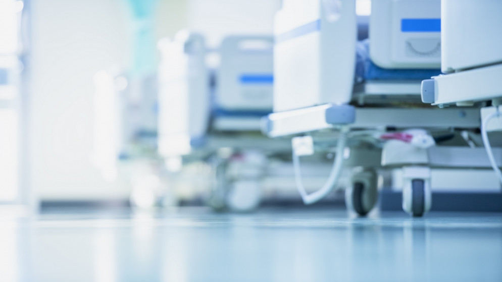 صورة توضيحية لأسرّة في مستشفى. (Shutterstock)
