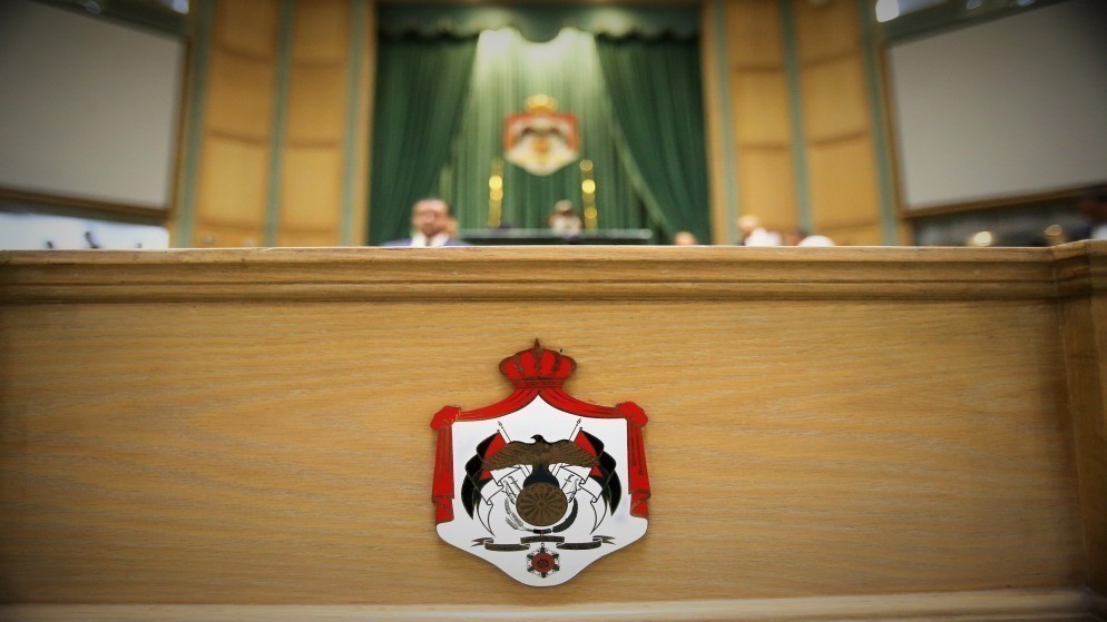 صورة توضيحية للقاعة الرئيسة للجلسات العامة النقاشية لمجلس النواب. (صلاح ملكاوي / المملكة)