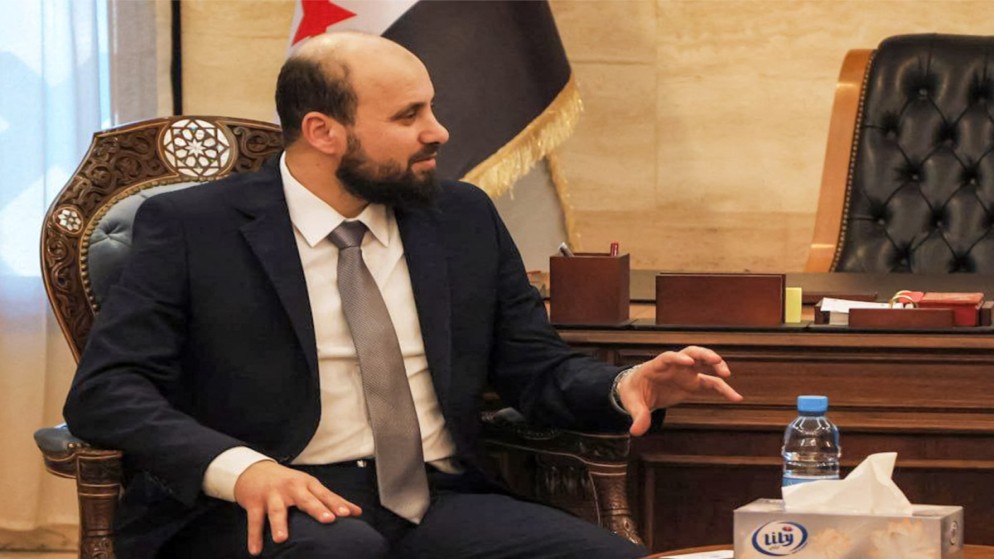 رئيس الوزراء السوري المؤقت محمد البشير. (أ ف ب)