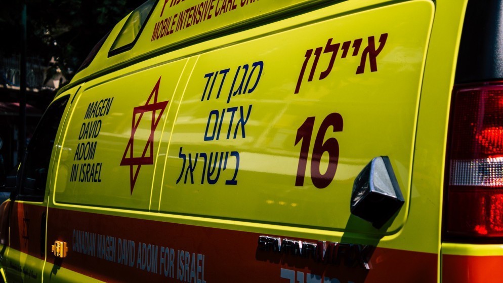 صورة أرشيفية لسيارة إسعاف إسرائيلية. (istock)