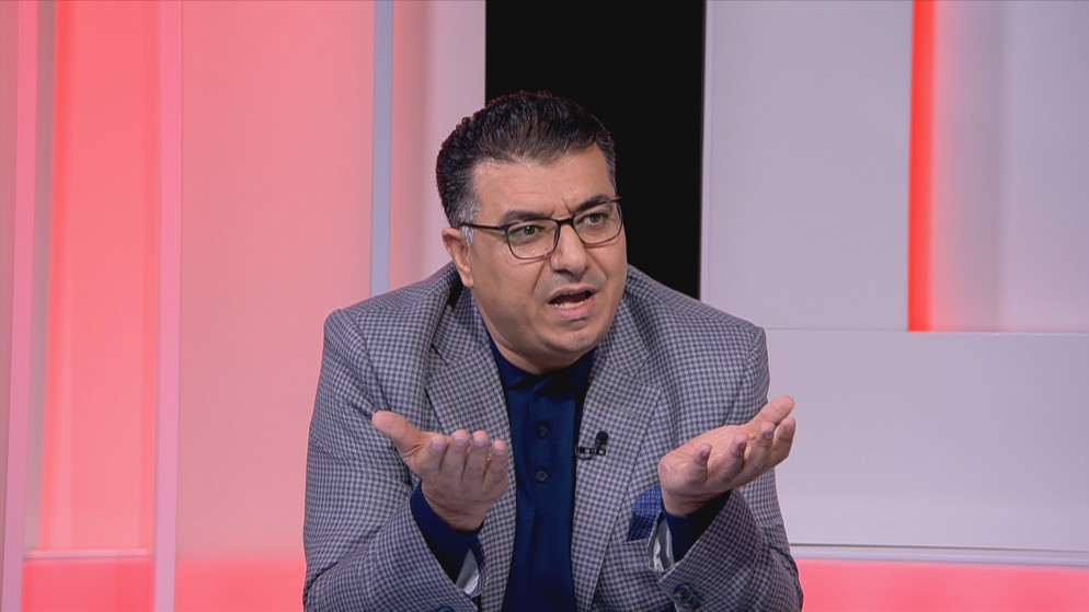 وزير الزراعة خالد الحنيفات خلال حديثه لقناة المملكة. 15/2/2024. (المملكة)