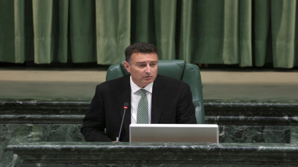 رئيس مجلس النواب أحمد الصفدي خلال جلسة مناقشة قانون العفو العام. 26/03/2024. (صلاح ملكاوي/ المملكة)