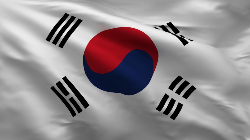 علم كوريا الجنوبية. (shutterstock)