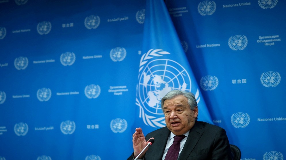 الأمين العام للأمم المتحدة أنطونيو غوتيريش. (رويترز)