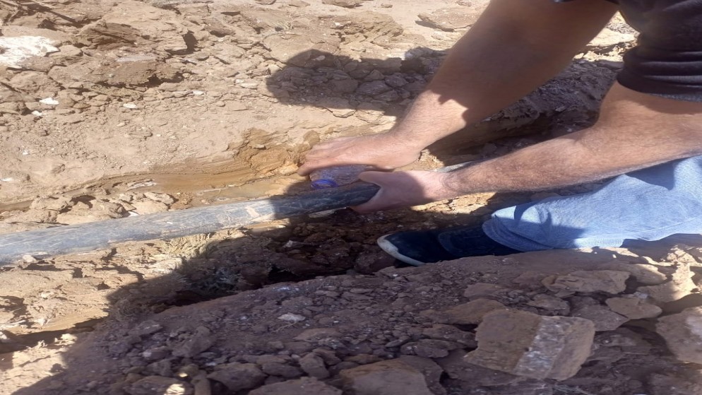 ضبط اعتداءات جديدة على المياه في مناطق جنوب عمان.(وزارة المياه)