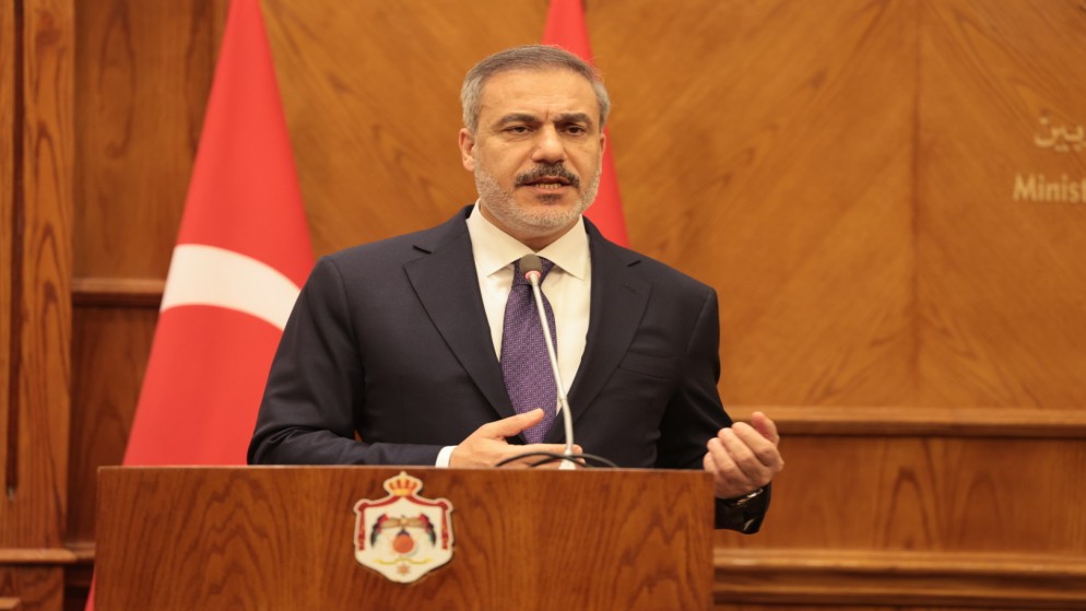 وزير الخارجية التركي هاكان فيدان. (صلاح ملكاوي / المملكة)