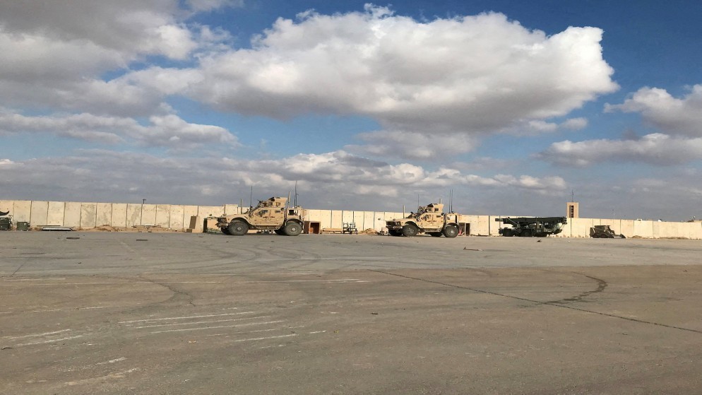 صورة لقوات أميركية في قاعدة عين الأسد الجوية في العراق. (رويترز)