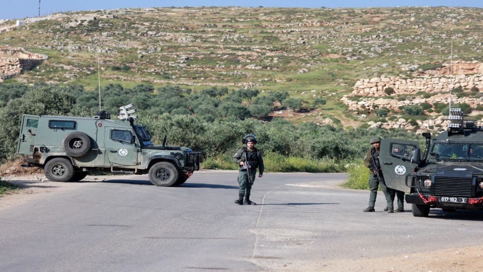 جنود إسرائيليون في الضفة الغربية المحتلة. (أ ف ب)