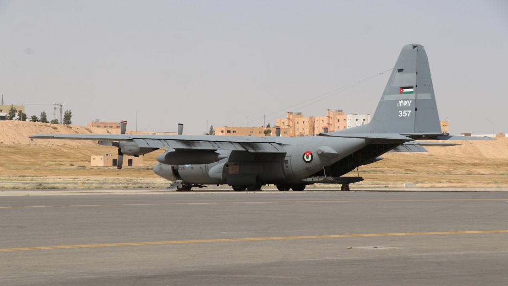 طائرة تابعة للقوات المسلحة الأردنية. (القوات المسلحة الأردنية)