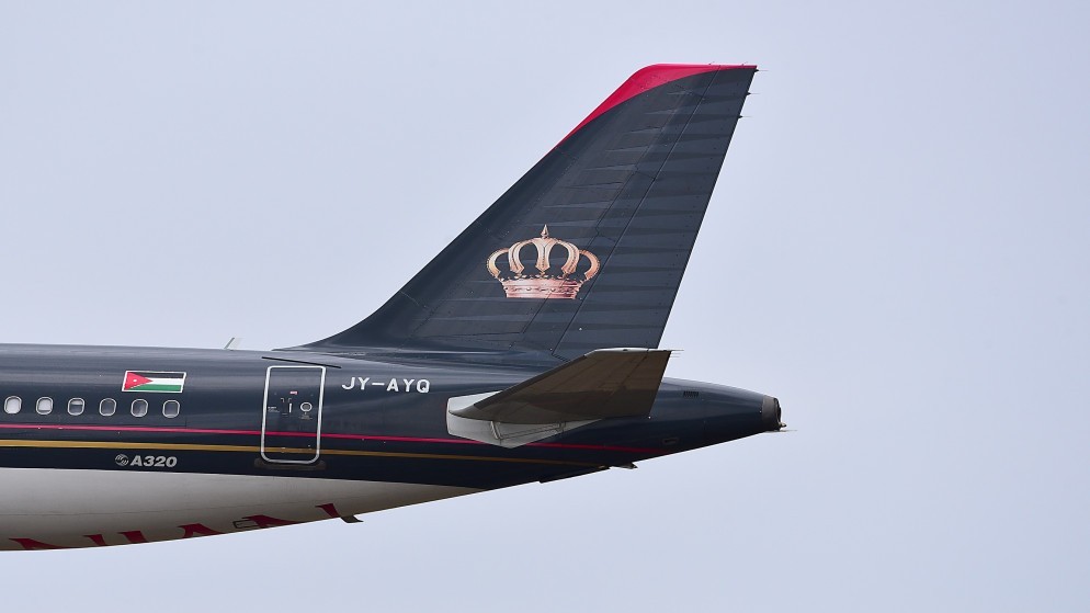 صورة توضيحية لطائرة تابعة لشركة الخطوط الملكية الأردنية. (istockphoto)
