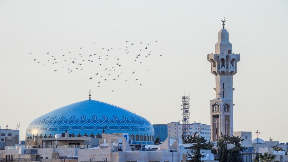 مسجد الملك المؤسس في منطقة العبدلي في عمّان. (istockphoto)