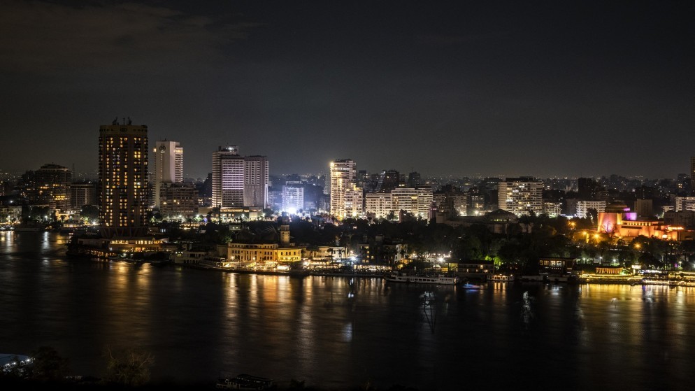 منطقة الزمالك في العاصمة المصرية القاهرة، 25 تشرين الأول 2022. (أ ف ب)