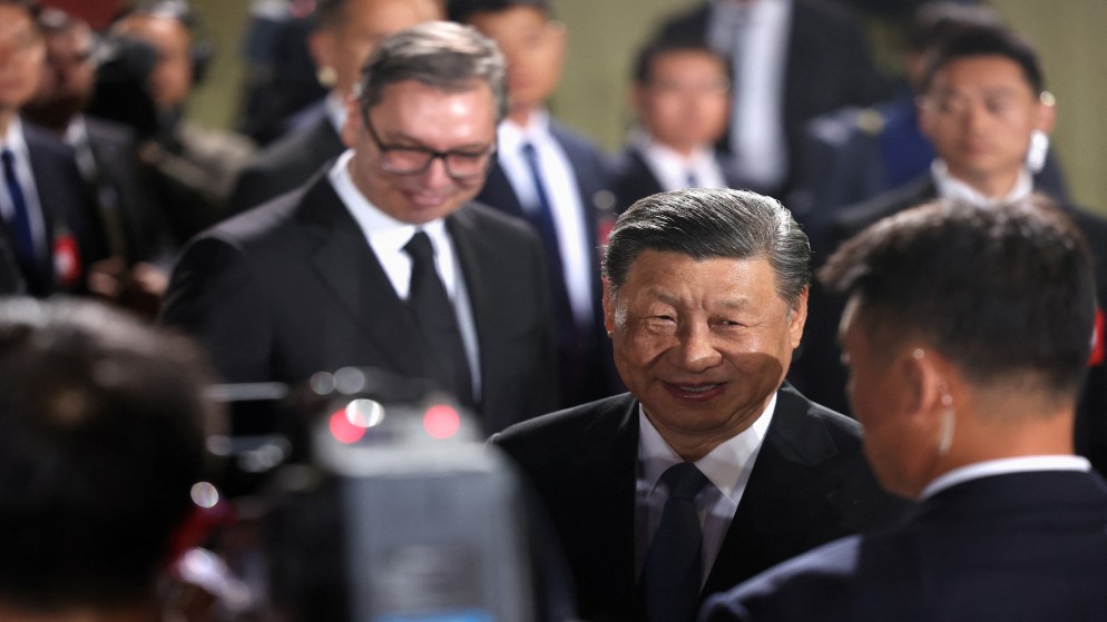 الرئيس الصيني شي جين بينغ، 7 أيار 2024. (رويترز)