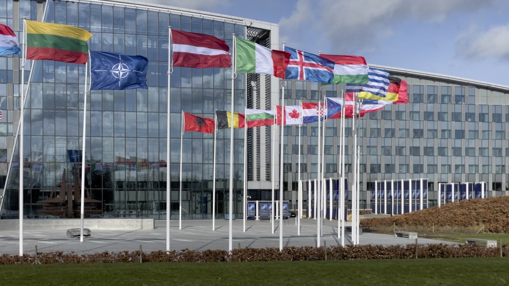 مقر حلف شمال الأطلسي "الناتو" في العاصمة البلجيكية بروكسل. (istockphoto)
