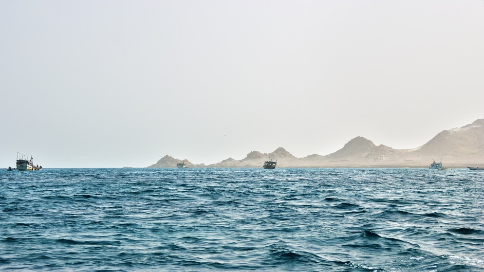 منظر عام لقوارب في خليج عدن. (Shutterstock)