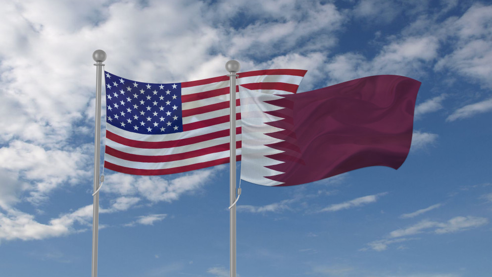 علما الولايات المتحدة وقطر. (istockphoto)