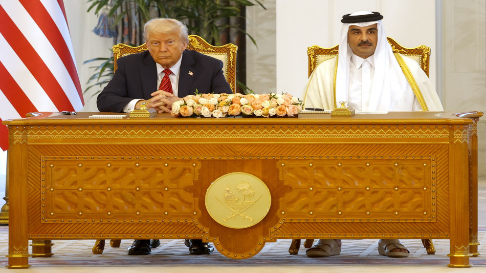 الرئيس الأميركي وأمير دولة قطر