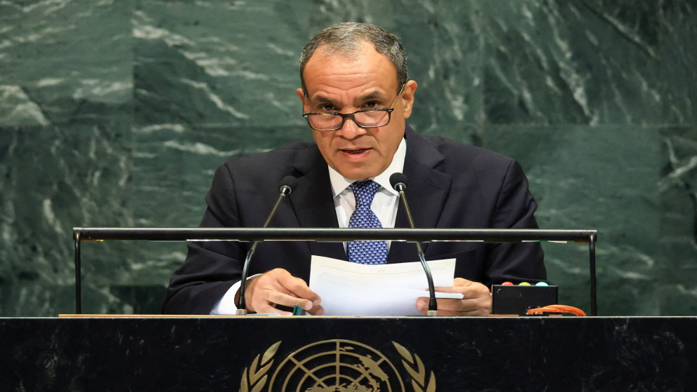 وزير الخارجية المصري بدر عبد العاطي. 27 أيلول 2025. (رويترز)