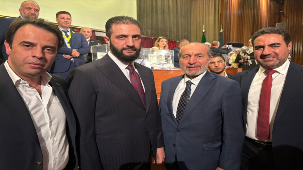 وفد الهيئة المستقلة للانتخاب ملتقيا الرئيس السوري.