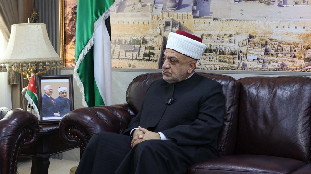 وزير الأوقاف والشؤون والمقدسات الإسلامية، محمد الخلايلة. (المملكة)