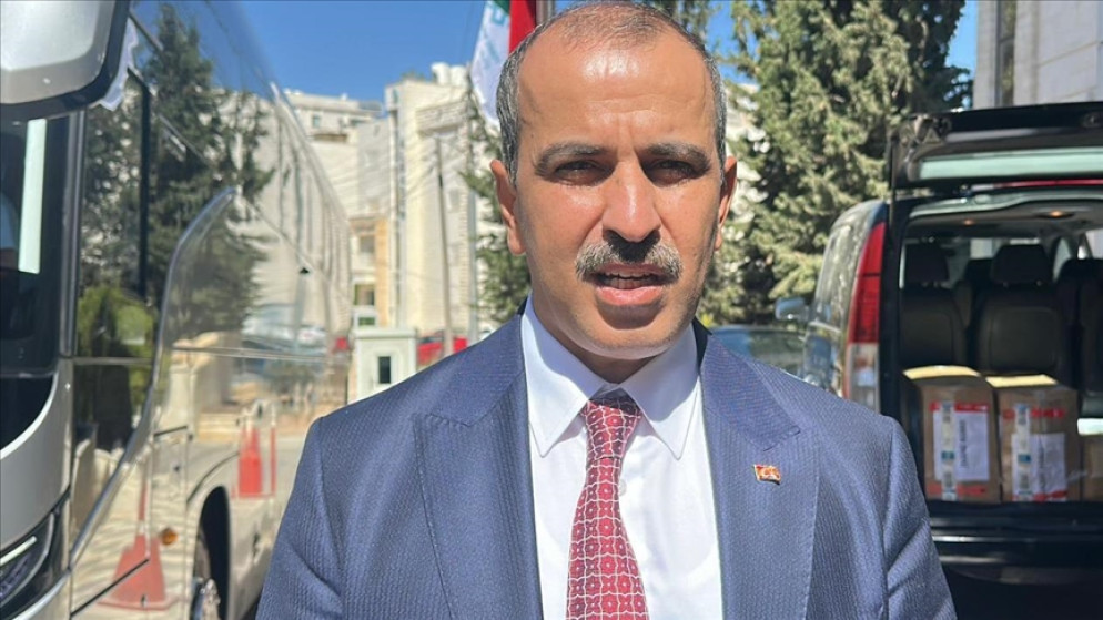السفير التركي في الأردن يعقوب جايماز أوغلو. (وكالة الأناضول)