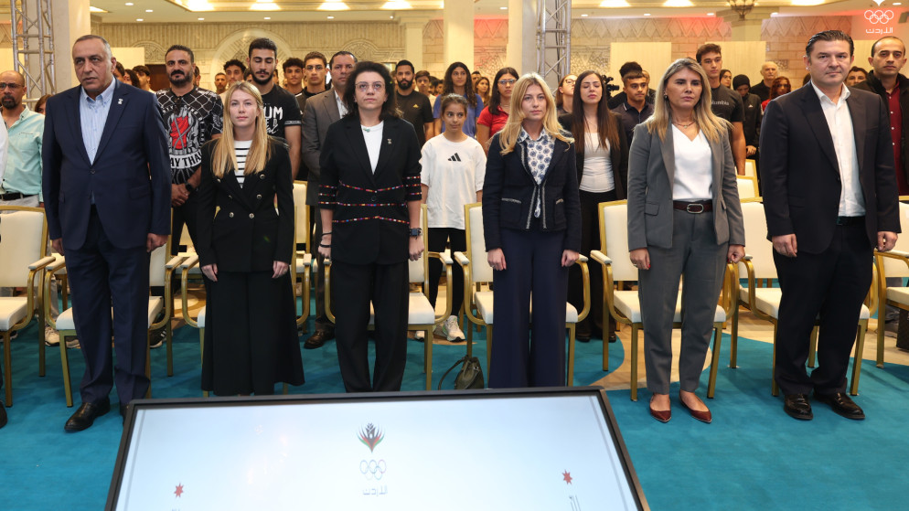 اللجنة الأولمبية الأردنية تجتمع ببعثتي دورتي الألعاب الآسيوية للشباب والتضامن الإسلامي.