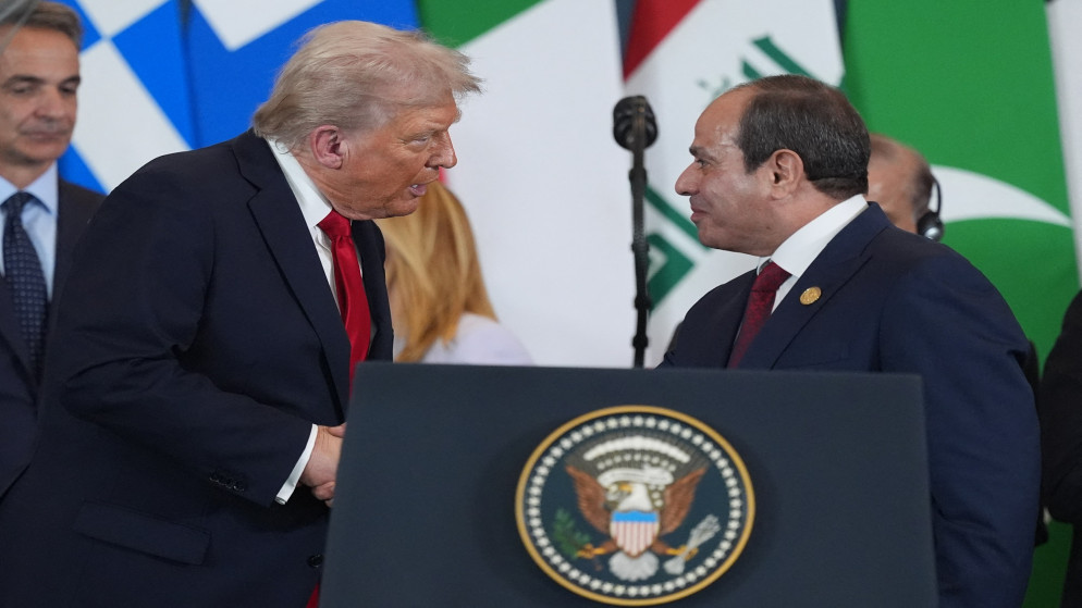 الرئيس المصري عبد الفتاح السيسي والرئيس الأميركي دونالد ترامب