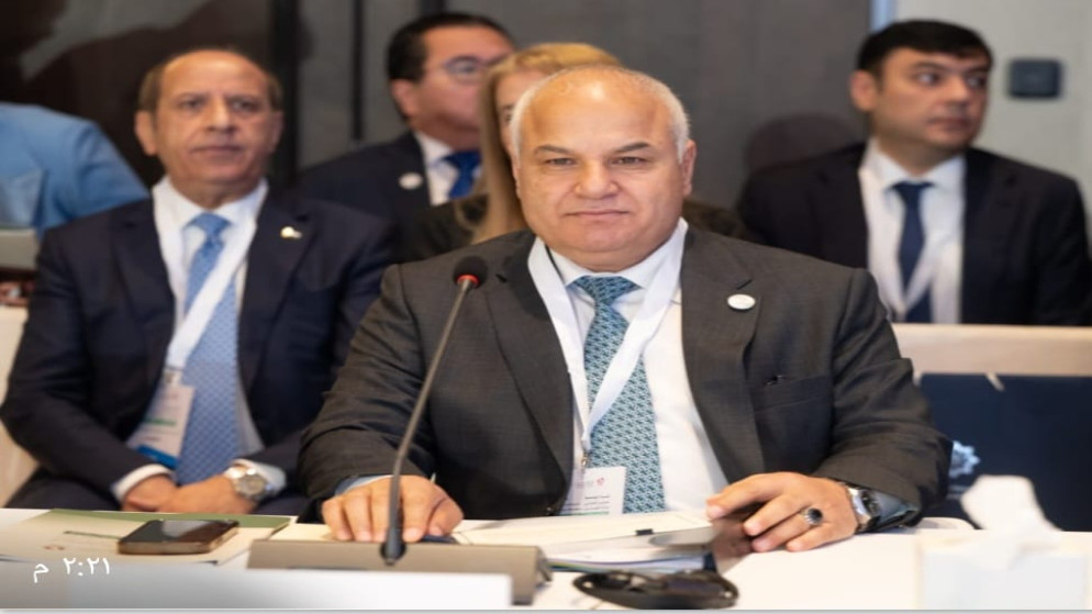 وزير العمل خالد البكار خلال الدورة السادسة للمؤتمر الإسلامي لوزراء العمل لمنظمة التعاون الإسلامي المنعقدة على مدار يومين في العاصمة القطرية الدوحة