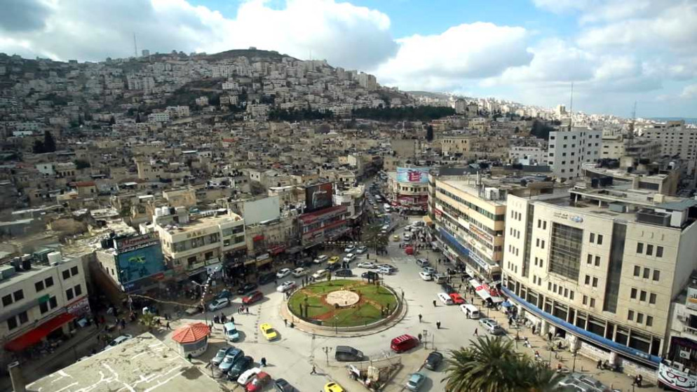 صورة أرشيفية لوسط مدينة نابلس. (وفا)