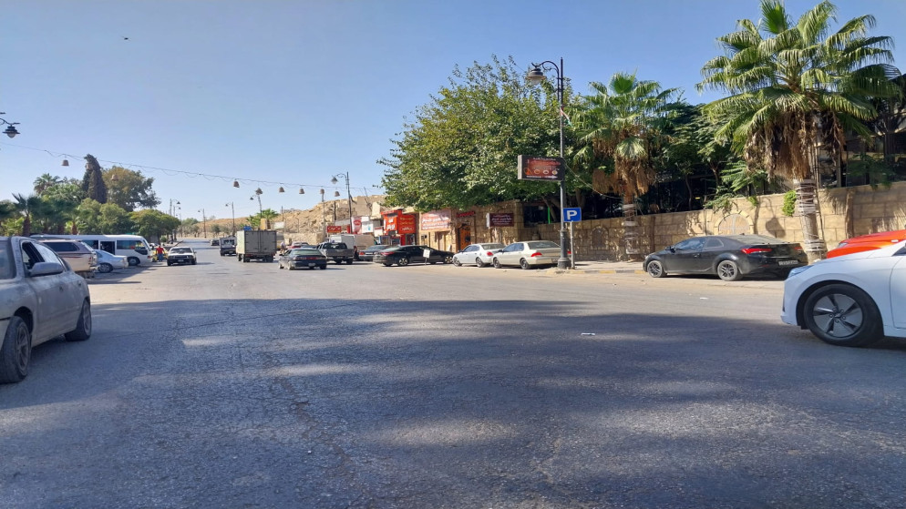 الطريق من دوار القيروان باتجاه مركز الزوار في محافظة جرش شمالي المملكة. 22/10/2025.(المملكة)